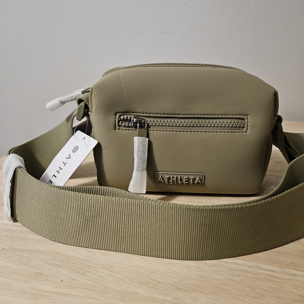 Athleta Olive Green Crossbody Bag